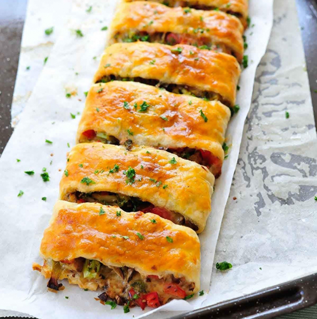 Vegetable puff pastry