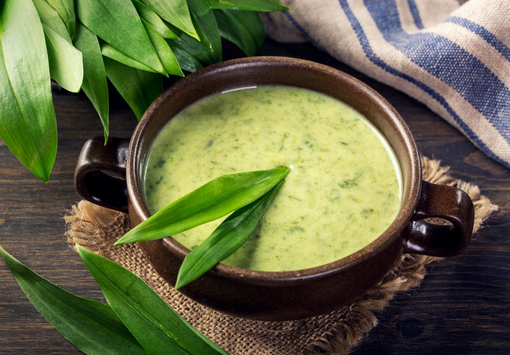 Wild garlic soup