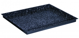 Enamelled baking sheet